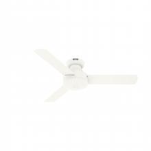 Hunter 52402 - Hunter 44 inch Presto Matte White Low Profile Ceiling Fan and Wall Control