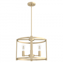 Hunter 19958 - Hunter Astwood Alturas Gold 4 Light Chandelier Ceiling Light Fixture