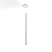 Koncept Inc CMP-S1-S-24-MWT - Combi Pendant 24" Single Unit Matte White with Matte White Canopy, Suspension / Flush Mount 2-in