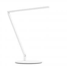 Koncept Inc ZBD1000-D-MWT-DSK - Z-Bar Solo Desk Lamp Gen 4 (Daylight White Light; Matte White) with Desk Base