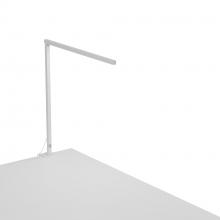 Koncept Inc ZBD1000-W-MWT-2CL - Z-Bar Solo Desk Lamp Gen 4 (Warm Light; Matte White) with Desk Clamp