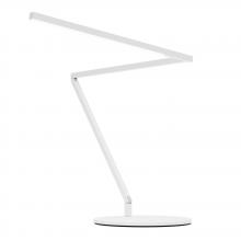 Koncept Inc ZBD3000-D-MWT-DSK - Z-Bar Desk Lamp Gen 4 (Daylight White Light; Matte White) with Desk Base