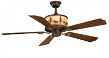 Vaxcel International FN56305BBZ - Yellowstone 56-in Moose Ceiling Fan Burnished Bronze