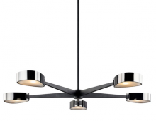 Troy F7335-TBK/BCR - Allisio Chandelier