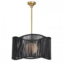 Regina Andrew 16-1403BLK - Regina Andrew Nimes Drum Pendant (Black)