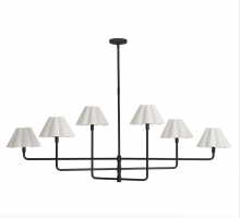 Regina Andrew 16-1454BB-WT - Regina Andrew Polly Metal Chandelier (Blackened