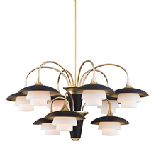 Hudson Valley 1009-AGB - 9 LIGHT CHANDELIER