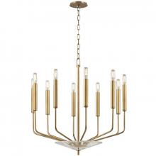 Hudson Valley 2610-AGB - 10 LIGHT CHANDELIER