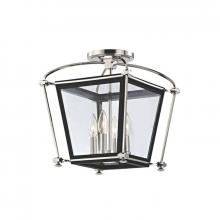 Hudson Valley 3610-PN - 4 LIGHT SEMI FLUSH