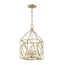 Hudson Valley 9214-GL - 4 LIGHT SMALL PENDANT