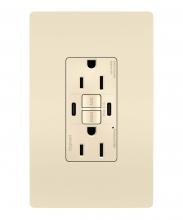 Legrand Radiant 1597TRUSBCCLA - SELF-TEST GFCI RECEP TR 15A W/ USB CC LA