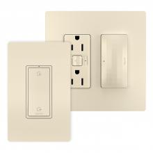 Legrand Radiant WNRH15KITLA - radiant® with Netatmo Outlet Kit with Home/Away Switch, Light Almond