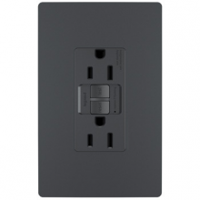 Legrand Radiant 1597TRGCC4 - radiant? Spec Grade 15A Tamper Resistant Self Test GFCI Receptacle, Graphite