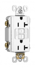 Legrand Radiant 2097TRW - radiant® Tamper-Resistant 20A Duplex Self-Test GFCI Receptacle with SafeLock® Protection, White