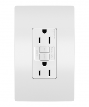 Legrand Radiant 1597W - radiant? Spec Grade 15A Self Test GFCI Receptacle, White