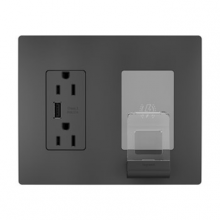 Legrand Radiant RWC826USBBKCCV2 - radiant? Wireless Charger, Black