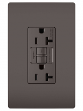 Legrand Radiant 2097TRNA - radiant? Spec Grade 20A Tamper Resistant Self Test GFCI Receptacle, NAFTA Compliant, Brown