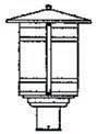 Arroyo Craftsman BP-11LGW-AB - 11" berkeley long body post mount