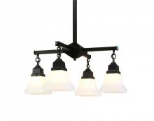 Arroyo Craftsman RCH-4-AB - ruskin 4 light chandelier