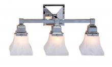 Arroyo Craftsman RS-3-AB - ruskin 3 light sconce