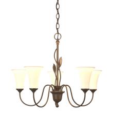 Hubbardton Forge 103052-SKT-05-GG0067 - Forged Leaves 5 Arm Chandelier