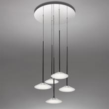 Artemide 0355038A - ORSA 21 CHANDELIER LED 5X7W 30K 90CRI BLACK