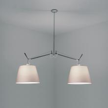 Artemide TOL1004 - TOLOMEO DBL. SHADE SUSP. W/14" DIFF. PARCH INC 2X150W