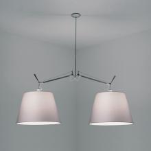 Artemide TOL1016 - TOLOMEO DBL. SHADE SUSP. W/17" DIFF. INC FIBER 2X150W