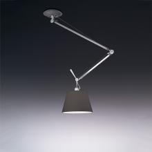 Artemide TOL1056 - TOLOMEO OFF-CENTER SUSP. W/14" DIFF BLACK INC 1X100W