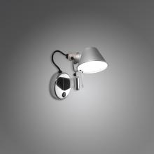 Artemide A043608 - TOLOMEO MICRO WALL SPOT LED 8W 30K ALUM W/DIMMER SWITCH