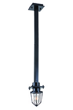 Elegant 1451D5BK - Kingston Collection Chandelier L:5 W:5 H:39.5 Lt:1 Black Finish