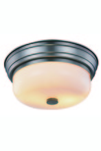 Elegant 1479F15VN - Ellis Collection Flush Mount D:14.5in H:6in Lt:2 Vintage Nickel Finish