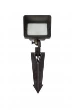 Elegant C048V1-DB - Outdoor 12V Cast Brass flood light 2.75 inch L x 5.25 inch W x 8 inch H in Dark Bronze