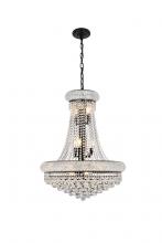 Elegant V1800D24BK/RC - Primo 24 Inch Black Chandelier