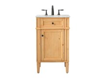 Elegant VF12521NW - 21 Inch Single Bathroom Vanity in Natural Wood