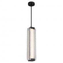 Alora Lighting PD374624UBCR-UNV - Alai 24-in Urban Bronze/Ribbed Glass LED Pendant