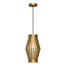 Alora Lighting PD434509AGOP - Hana 9-in Aged Gold/Opal Matte Glass 1 Light Pendant