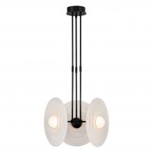 Alora Lighting PD350318UBGO - Harbour 18-in Urban Bronze/Glossy Opal LED Pendant