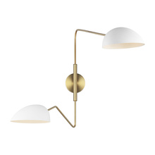 Visual Comfort & Co. Studio Collection EW1072MWT - Jane Double Task Sconce