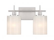 Savoy House Meridian M80083BN - 2-Light Bathroom Vanity Light in Brushed Nickel