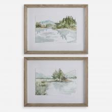 Uttermost 32288 - Serene Lake Framed Prints, Set/2