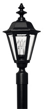 Hinkley 1441BK - Hinkley Lighting Manor House Series 1441BK Exterior Post Lantern