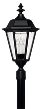 Hinkley 1471BK - Hinkley Lighting Manor House Series 1471BK Exterior Post Lantern