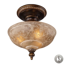 ELK Home 08100-AGB-LA - SEMI FLUSH MOUNT