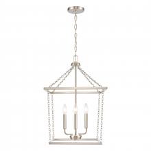 ELK Home EC89814/4 - Emmett 17'' Wide 4-Light Pendant - Brushed Nickel