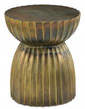 Currey 4000-0075 - Rasi Antique Brass Accent Tabl