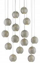 Currey 9000-0684 - Giro 15-Light Round Multi-Drop Pendant