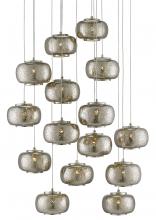 Currey 9000-0691 - Pepper 15-Light Round Multi-Drop Pendant