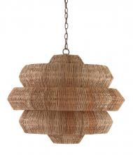 Currey 9859 - Antibes Medium Natural Chandelier