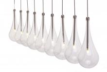  E23129-18PC - Larmes LED-Linear Pendant